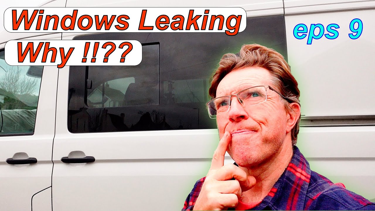 Camper Van Window Install,  Don't do What I Did & Avoid Leaking Windows,  Camper Van Window Tutorial