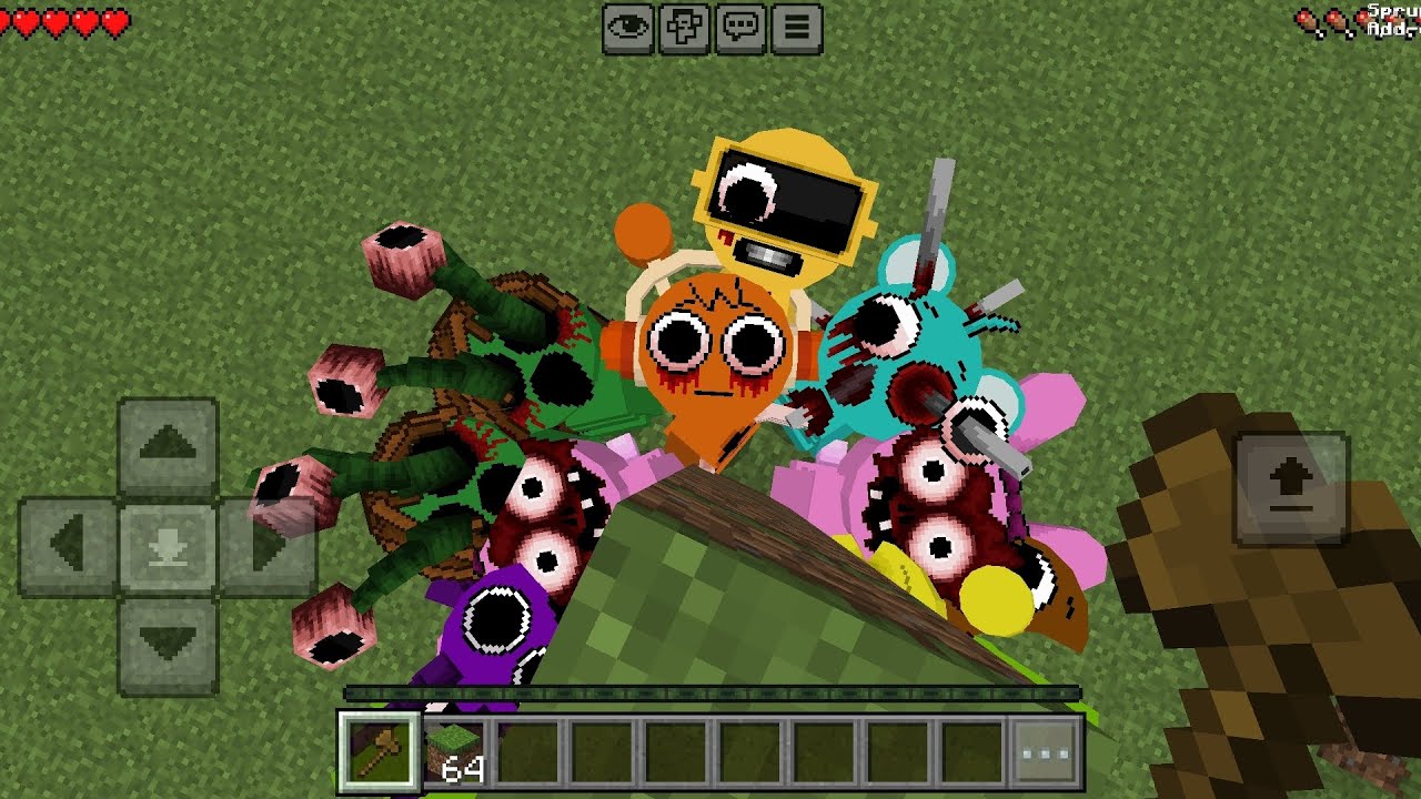 Sprunki Incredibox Mod in Minecraft PE 