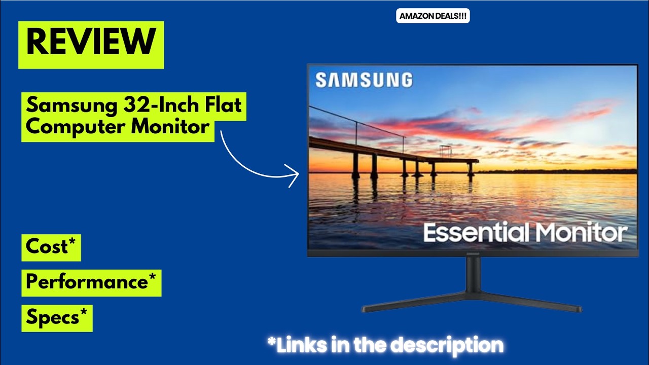 Samsung 32-Inch Monitor Review (2024) 💻 75Hz Flat Display | AMD FreeSync | Game Mode & Eye Care Tech
