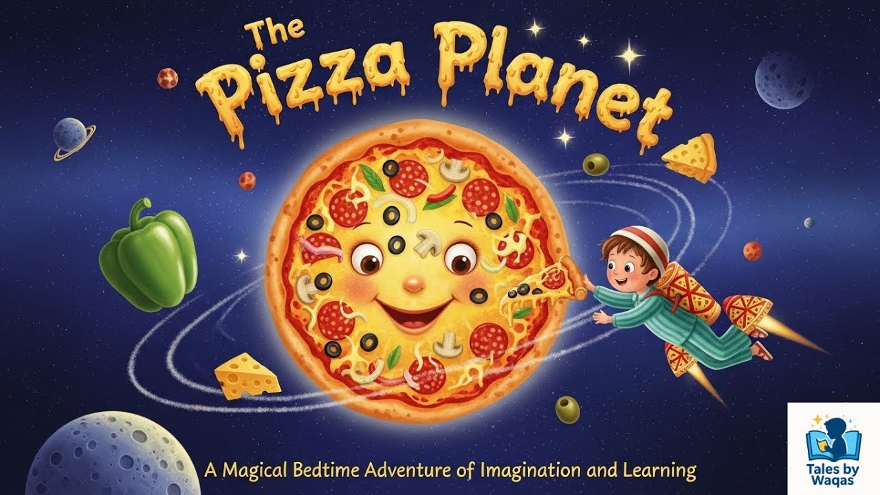 The Pizza Planet — Kids Story | Funny Space Adventure