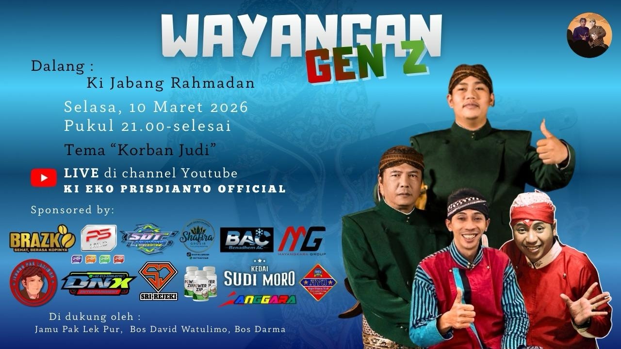 🔴 WAYANG KULIT GEN Z | KI EKO KONDHO PRISDIANTO, KI JABANG RAHMADAN & DUO JO