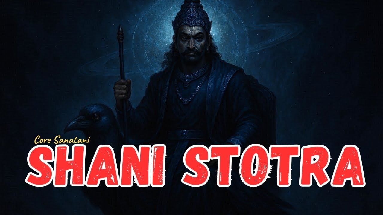 Shani Stotram | Divine Justice & Blessings 🪐 | Core Sanatani