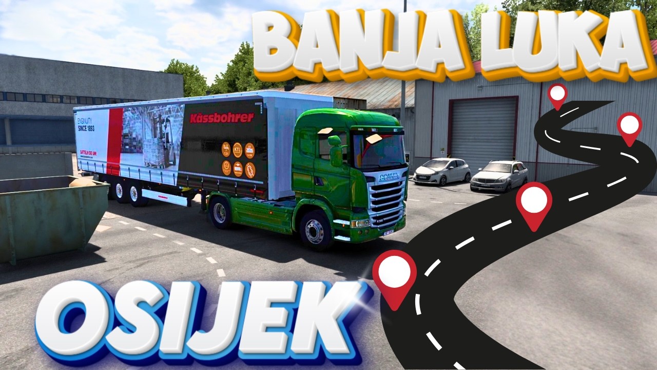 EURO TRUCK SIMULATOR 2 | OSIJEK TO BANJA LUKA GAMEPLAY | [4K60FPS] | NO COMMENTARY