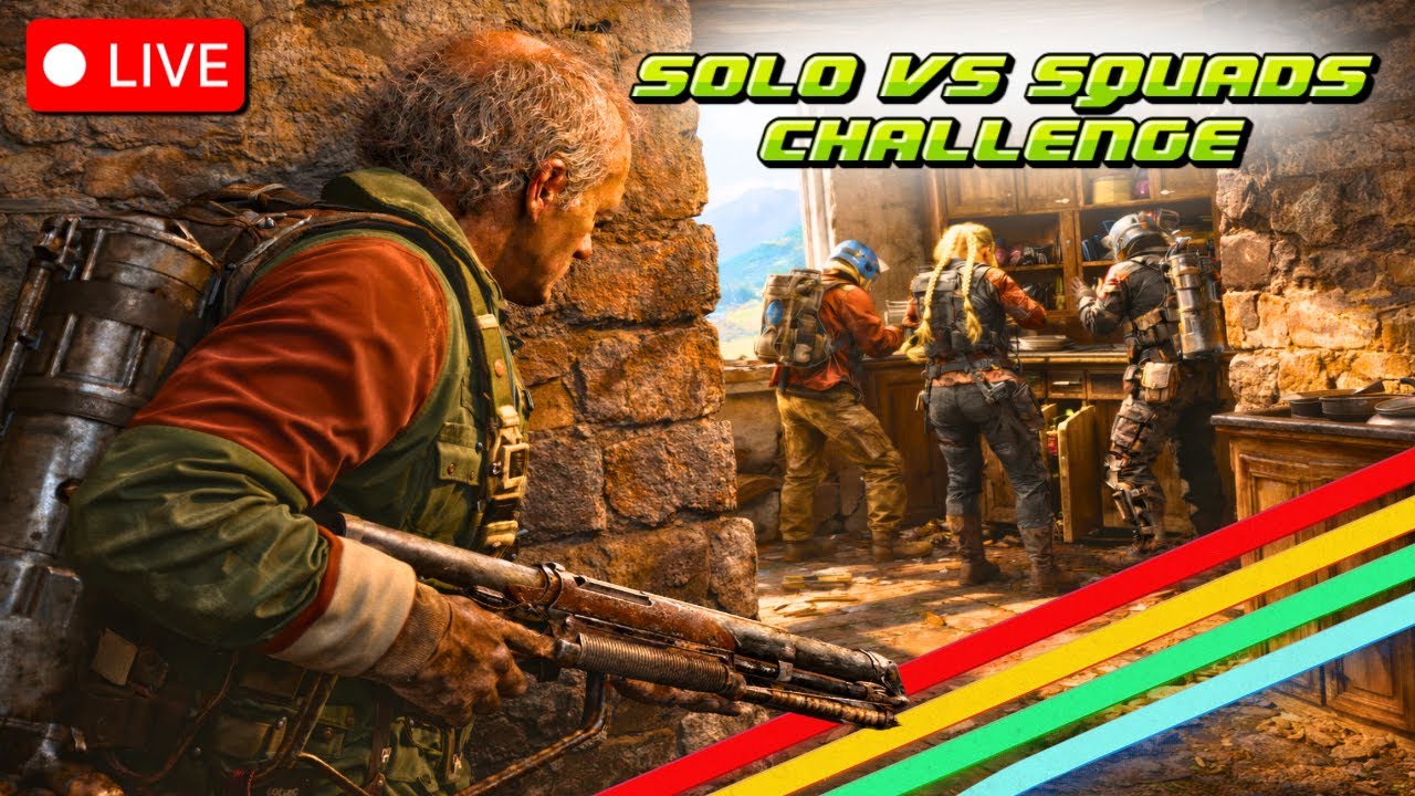 CAN'T END STREAM UNTIL 100 KNOCKS IN SOLO VS SQUAD👴🏼 ̸/̸̅̅ ̆̅ ̅̅ ̅̅💥👤👤👤