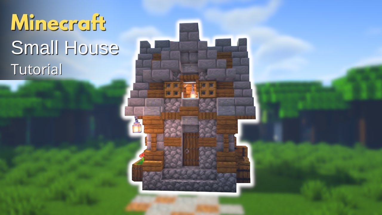 Minecraft: How to Build a Small Medieval House | Medieval Village House (Tutorial)