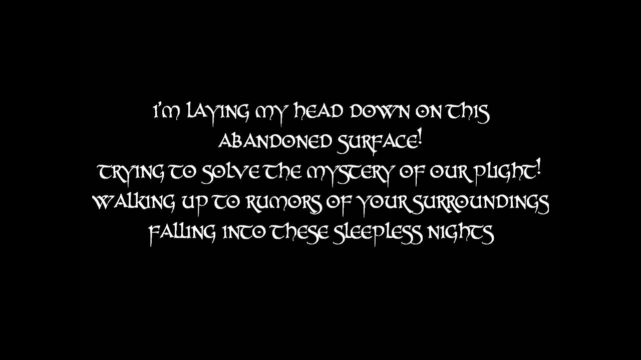 All Shall Perish - The Past Will Haunt Us Both [Lyrics // HQ,HD] 1080p