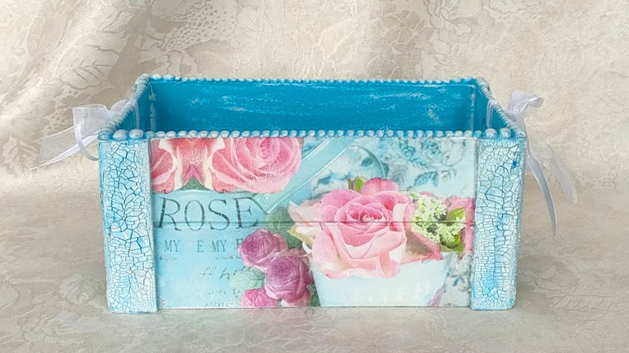 Canastilla Shabby Chic 🌺🌸