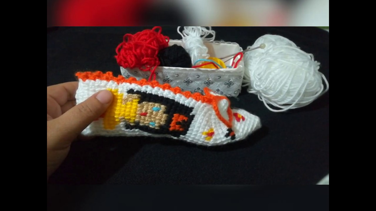 Tunus işi patik modelleri.Tunus işi çocuk patik modelleri