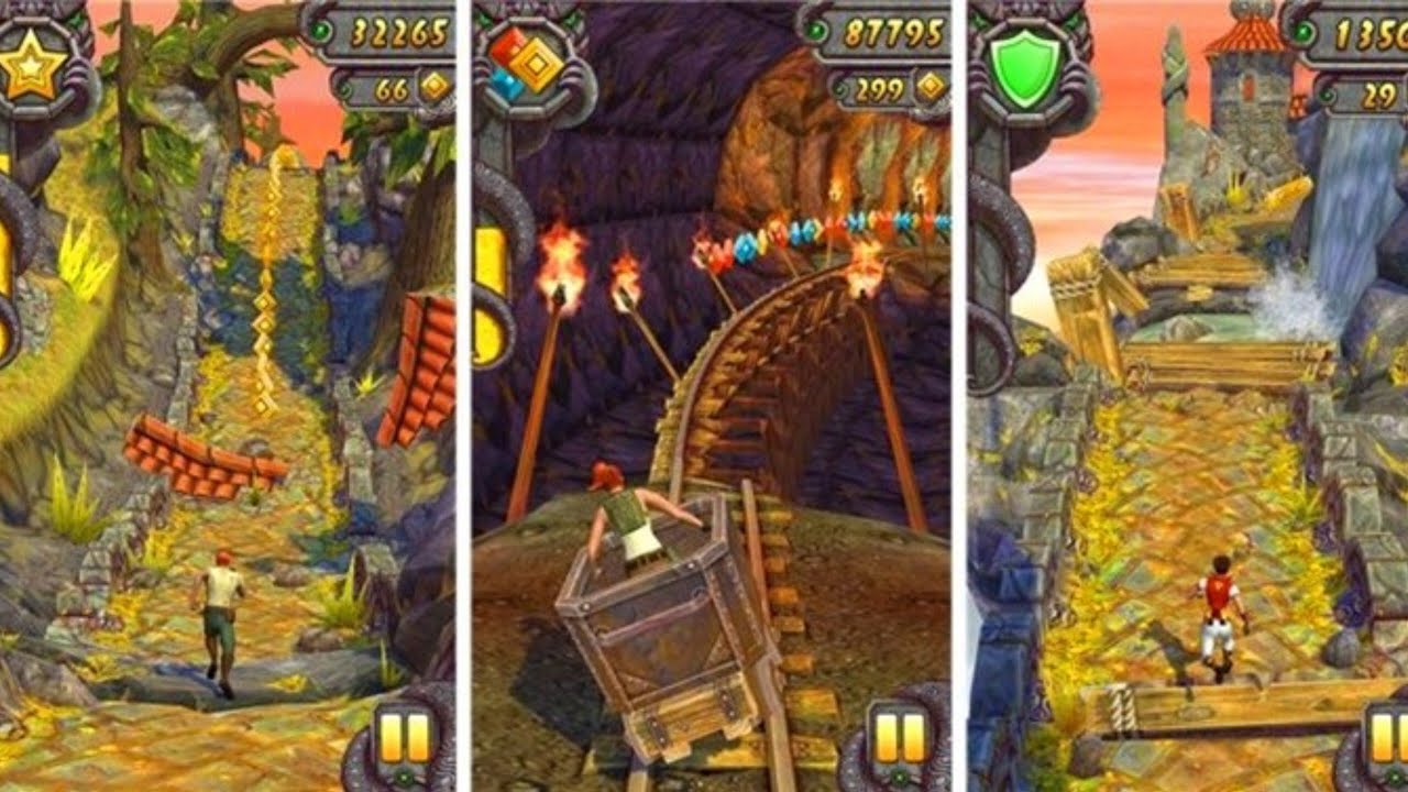 Impossible score chelange In Temple run & temple run 2 Gameplay