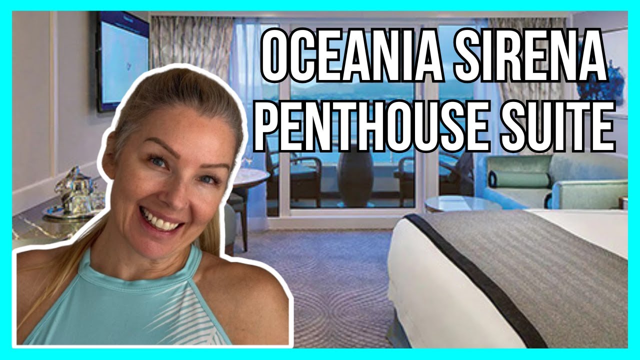 Oceania Sirena Penthouse Suite Tour. Suite 8050.