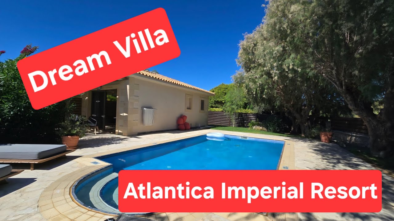 INCREDIBLE Atlantica Imperial Resort Rhodes - Villa with Private Pool. It's HUGE!