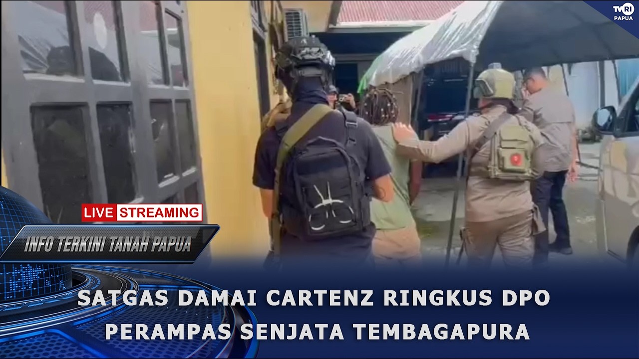 INFO TERKINI - SATGAS DAMAI CARTENZ RINGKUS DPO PERAMPAS SENJATA TEMBAGAPURA