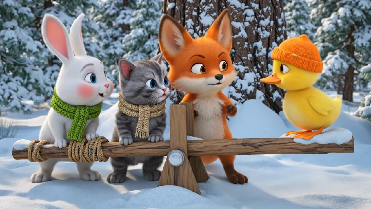 🐰🐤Roro, Dodo, and Kiki: The Mystery of the Snowy Forest - Discovering the Garden of Eden