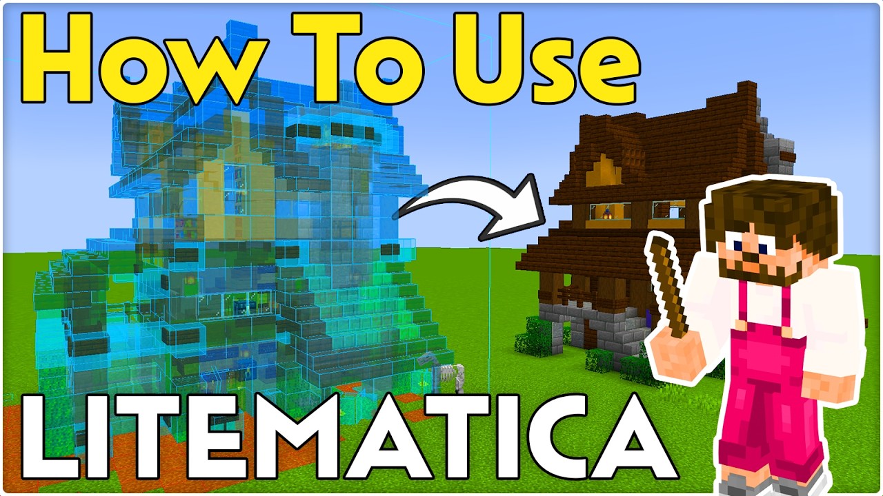 Как использовать Litematica | Обучающее видео по Minecraft 1.21