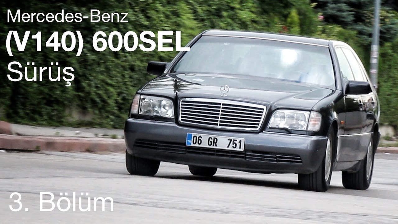 90'LAR | Mercedes-Benz V140 (W140) 600SEL - Test (3.Bölüm)