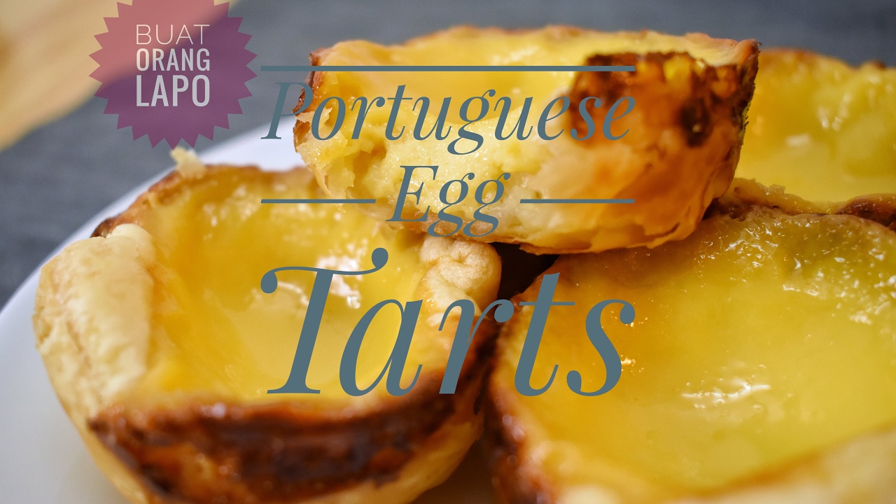 Portuguese Egg Tarts using puff pastry | Tat Telur Portugis dengan puff pastry