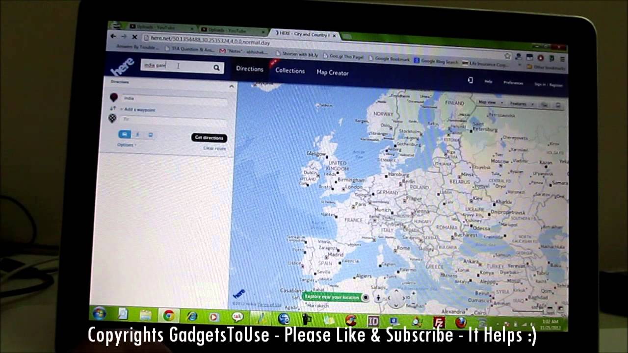 Nokia Here Maps on PC or Web Browser Review