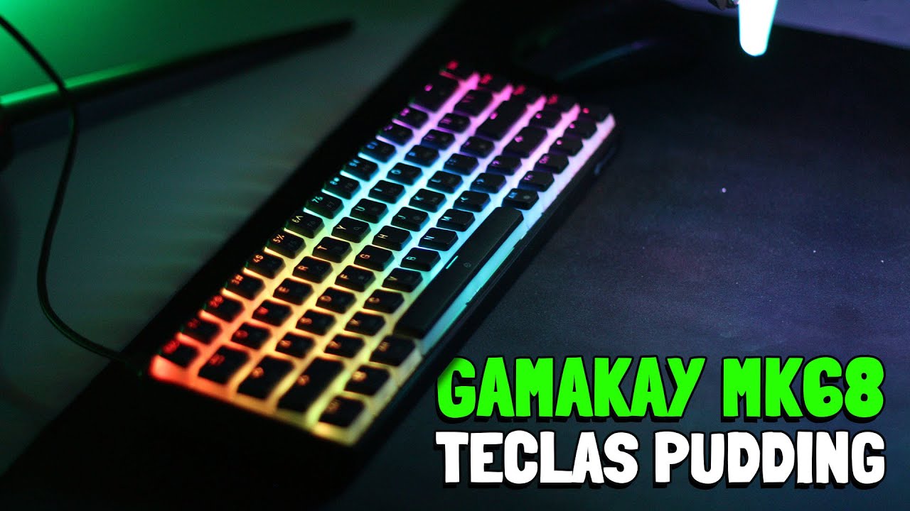 Teclado gamakay MK68 com teclas pudding | Unboxing e Review