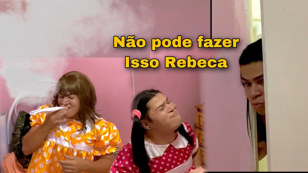 Ketley e Rebeca estavam aprontando e Dona Jacinta pegou no flagra