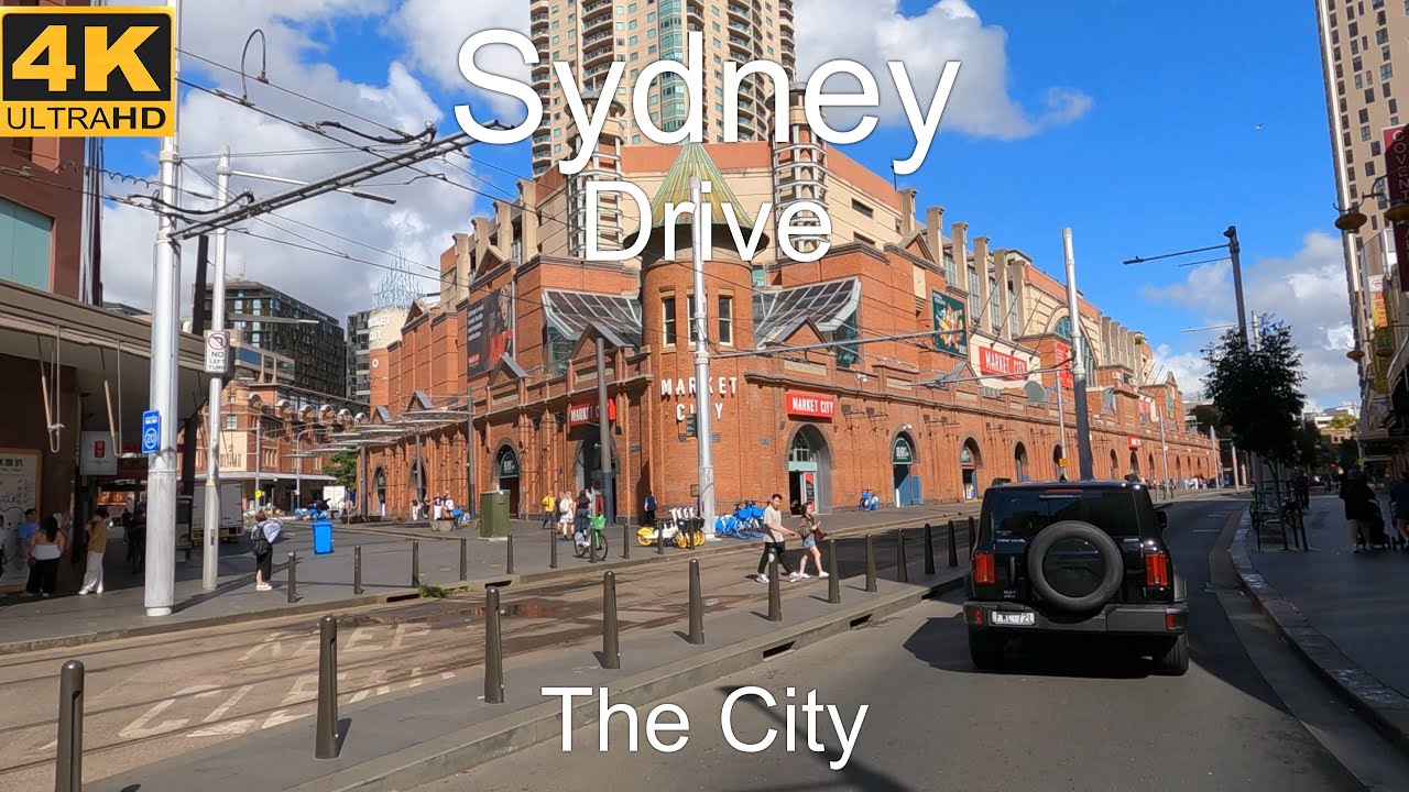 Driving Around the City | Sydney Australia | 4K UHD 