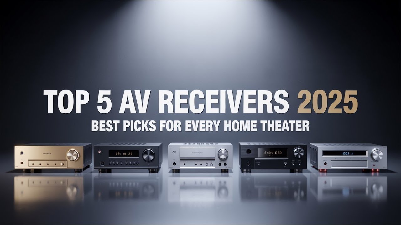 Top 5 AV Receivers of 2025 – Best Picks for Every Home Theater!