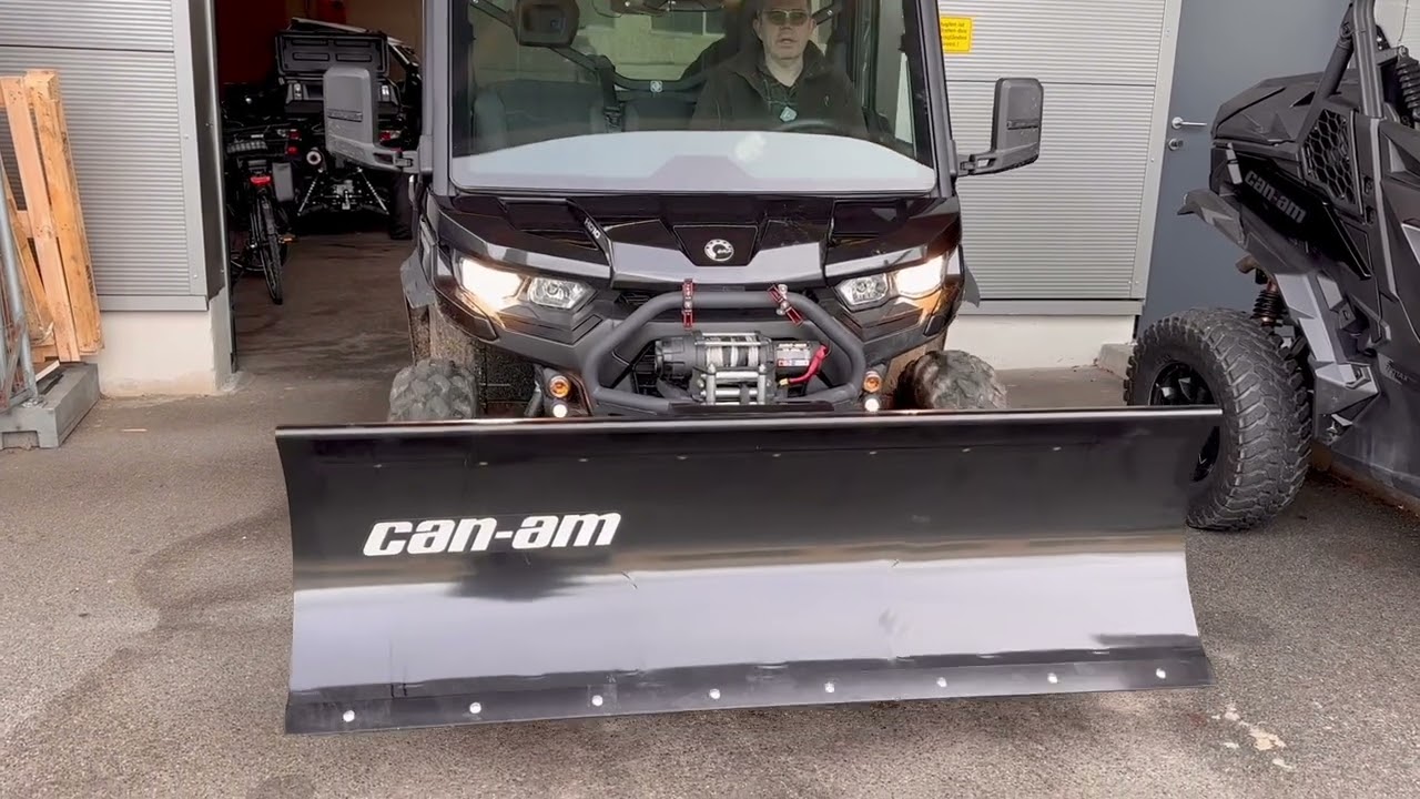 Can Am Traxter Schneeräumschild  - einfache Montage trifft auf maximale Performance