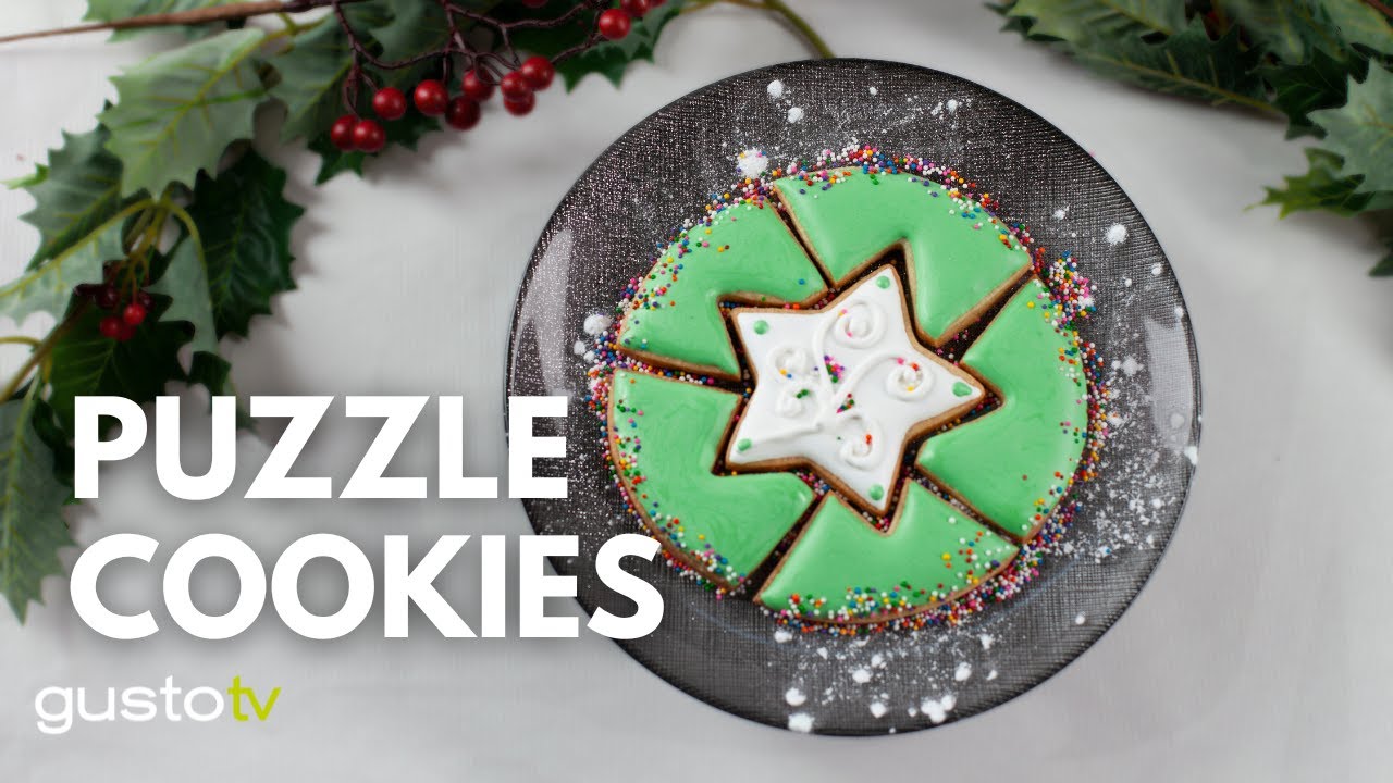 Fun to Bake & Decorate Puzzle Cookies