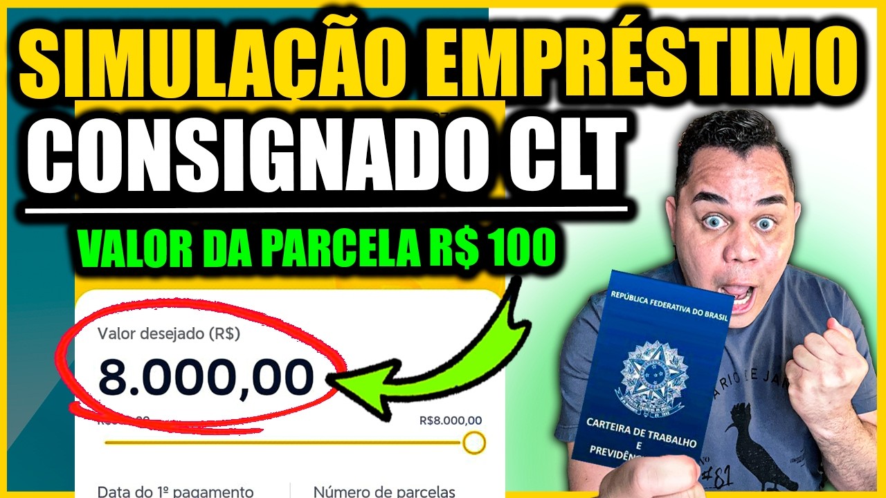 ✅ CONSIGNADO CLT: QUANTO VOU PODER SACAR DE EMPRÉSTIMO GANHANDO UM SALÁRIO MÍNIMO? Liberou Hoje? 🤑