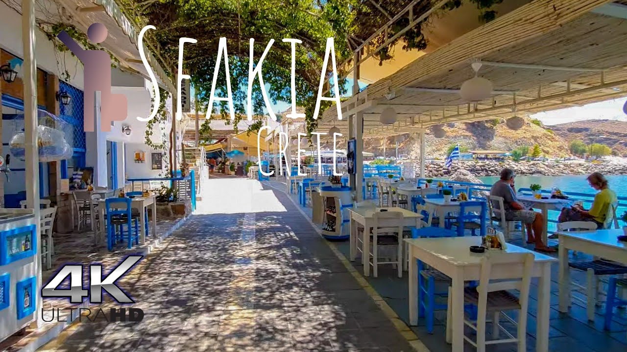 Chora Sfakion | Virtual Trip On A Cretan Village In Chania Crete Greece 4K