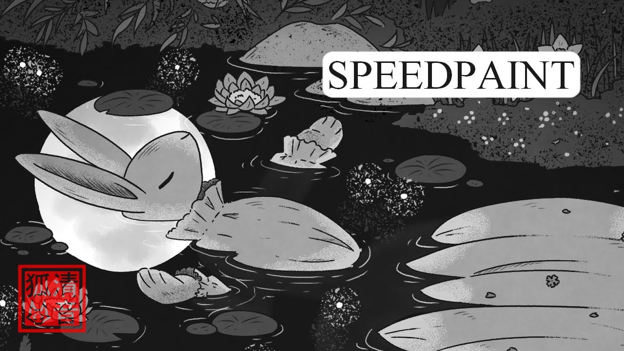 Moon Bath | Speedpaint