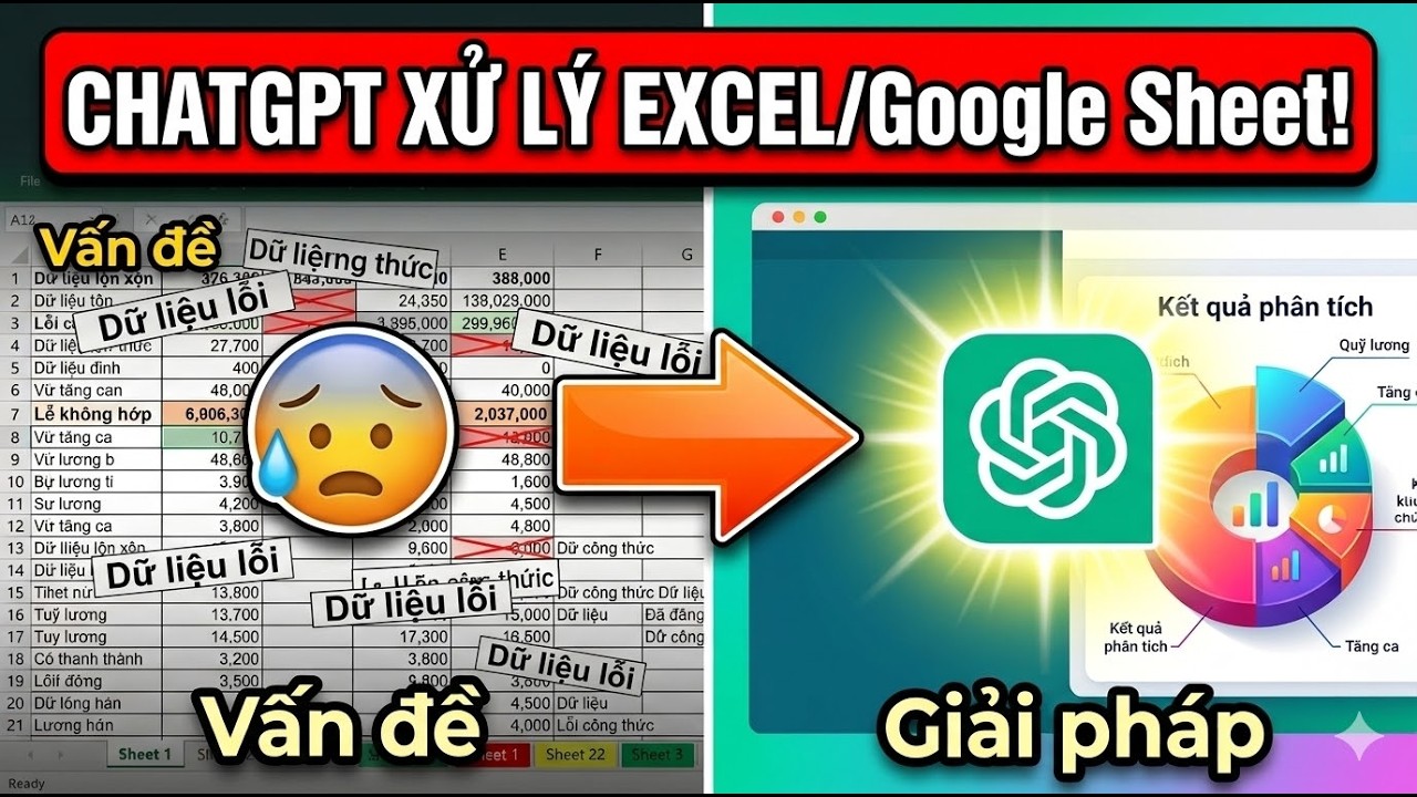 Hướng dẫn dùng ChatGPT phân tích dữ liệu Excel / Google Sheets