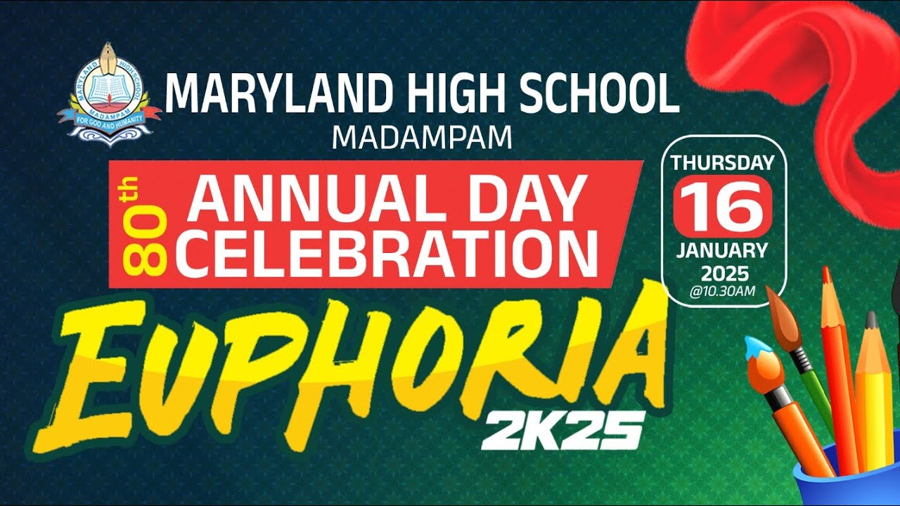 Annual Report 2024-25 of Maryland High school Madampam
