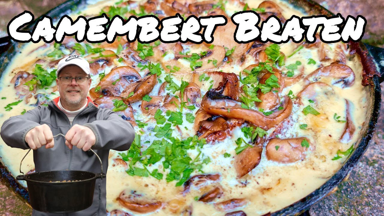 Camembert Braten aus dem Dutch Oven - Die Diät muss warten