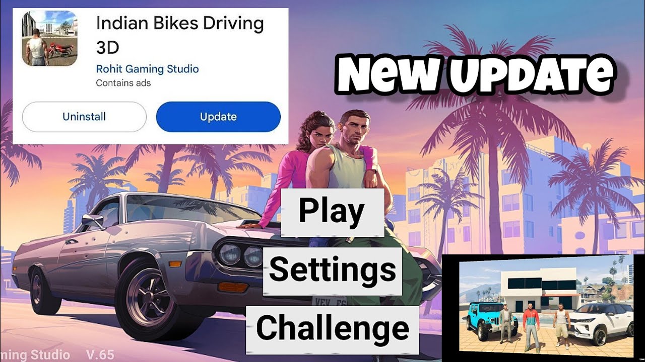 Wallpaper + Loading Screen Change 🔥 New Update 🤯🥳 | Indian Bikes Driving 3D | Byte Gamerz
