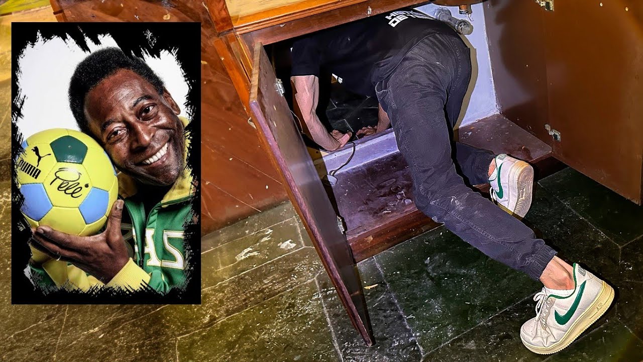 ENCONTREI UMA PASSAGEM SECRETA NA MANSÃO DO REI PELÉ