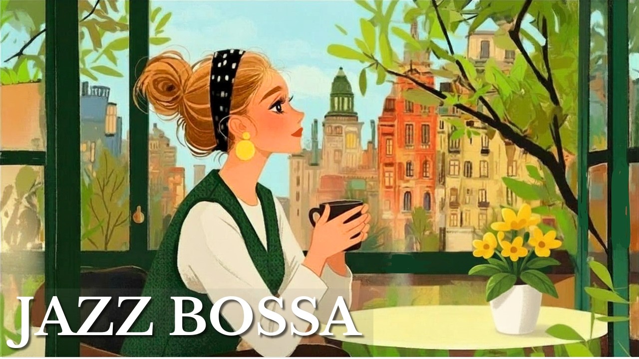 Soft Bossa with a City View ☕ Smooth Jazz for a Quiet Break