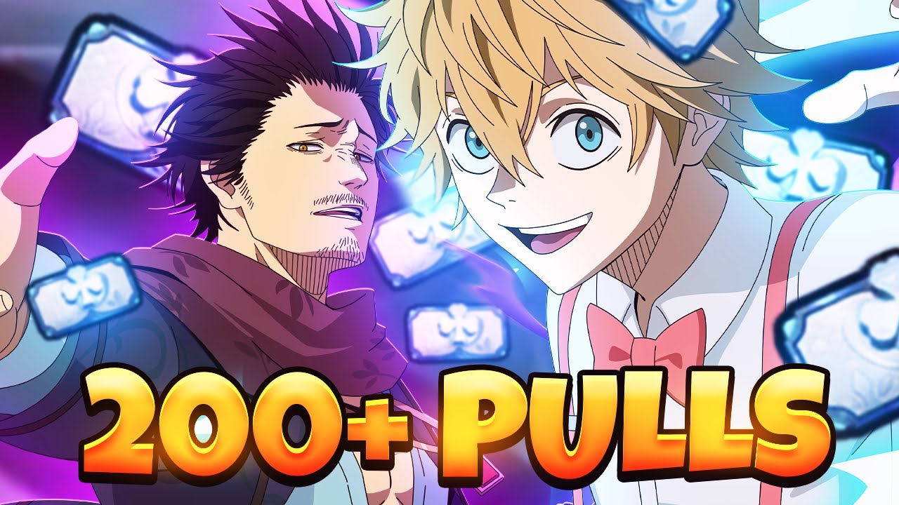 THE MOST MID 200+ SUMMONS FOR THE MOST MID UNITS! S6 Ceremony Yami & Luck | Black Clover Mobile
