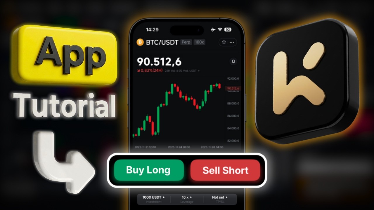 KCEX App Tutorial ✅&nbsp;Futures Trading am Handy (Long & Short)