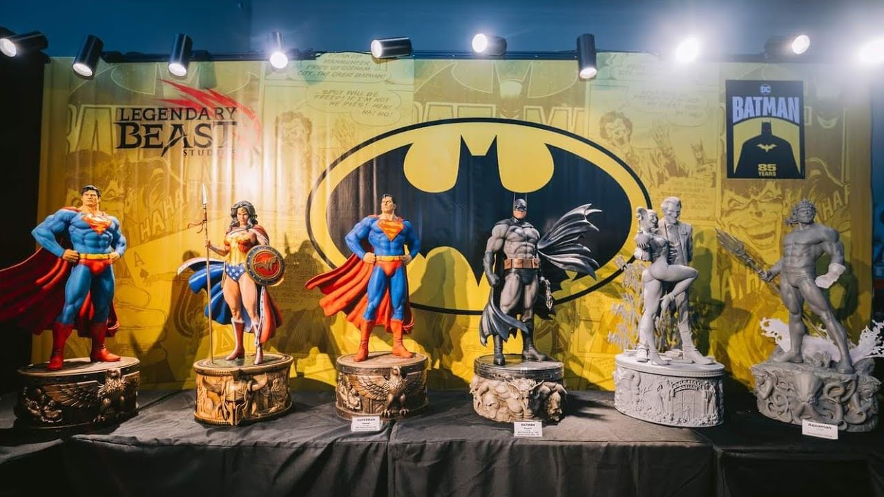 ToyCon 2024 Legendary Beast Studios Booth Tour | DC & Marvel Statues Revealed! Batman, Superman...