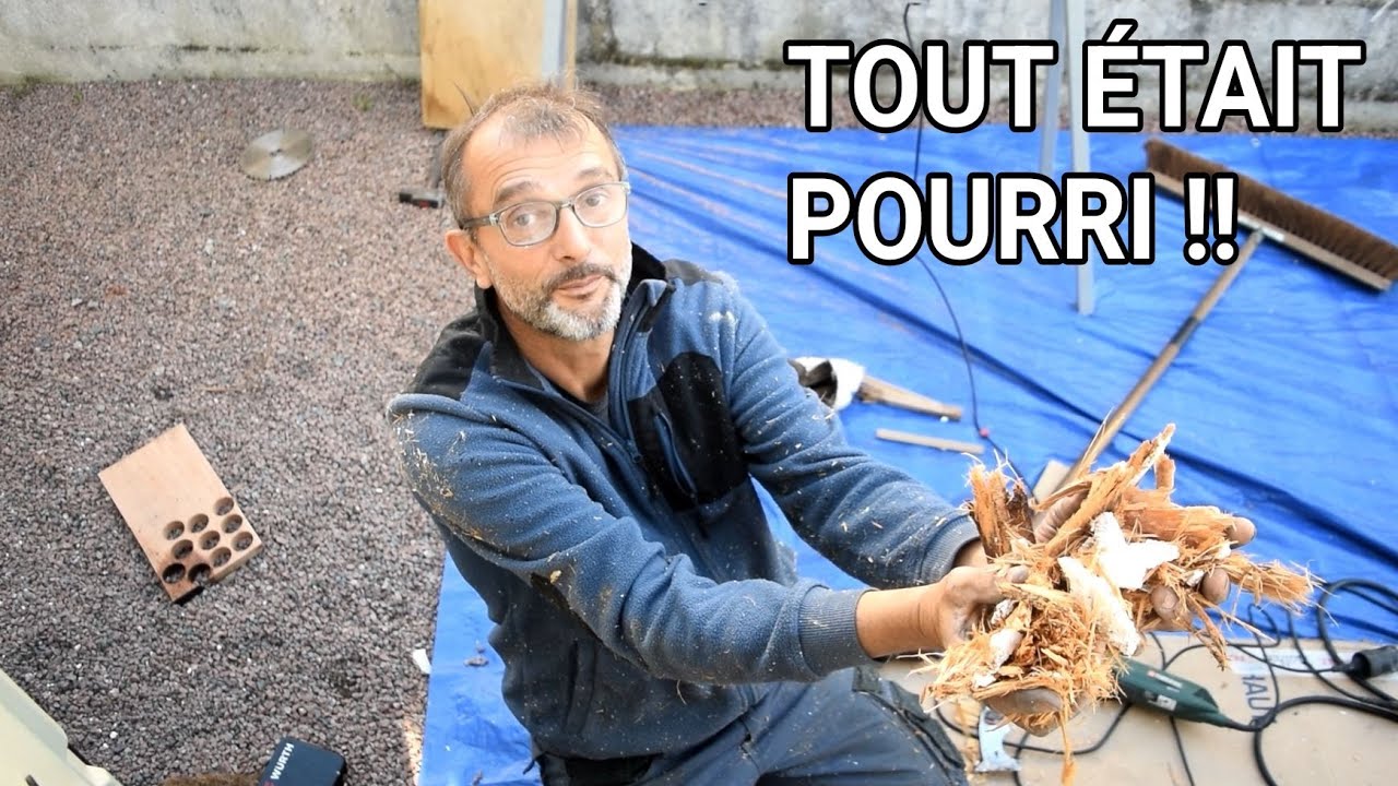 DAVID REFAIT LE PLANCHER DU CAMPING-CAR !!