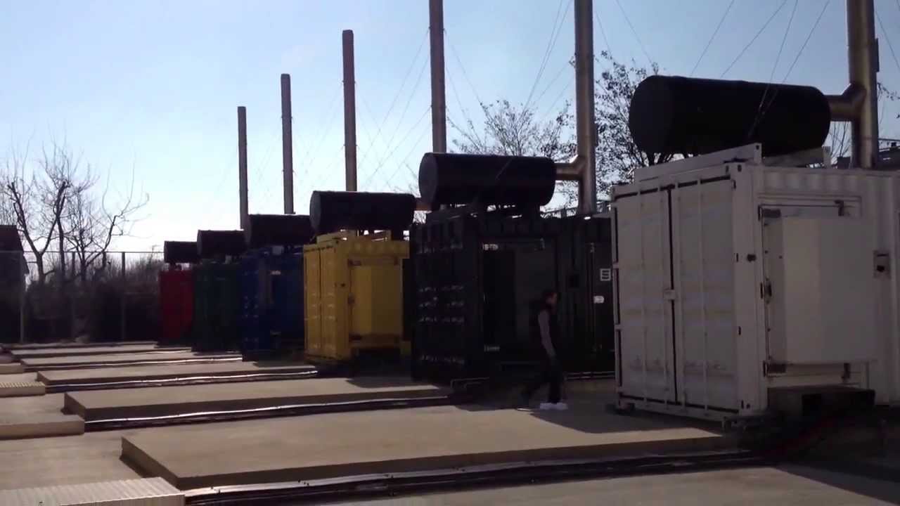 Engine generators (mitsubishi) test on DC3 datacenter