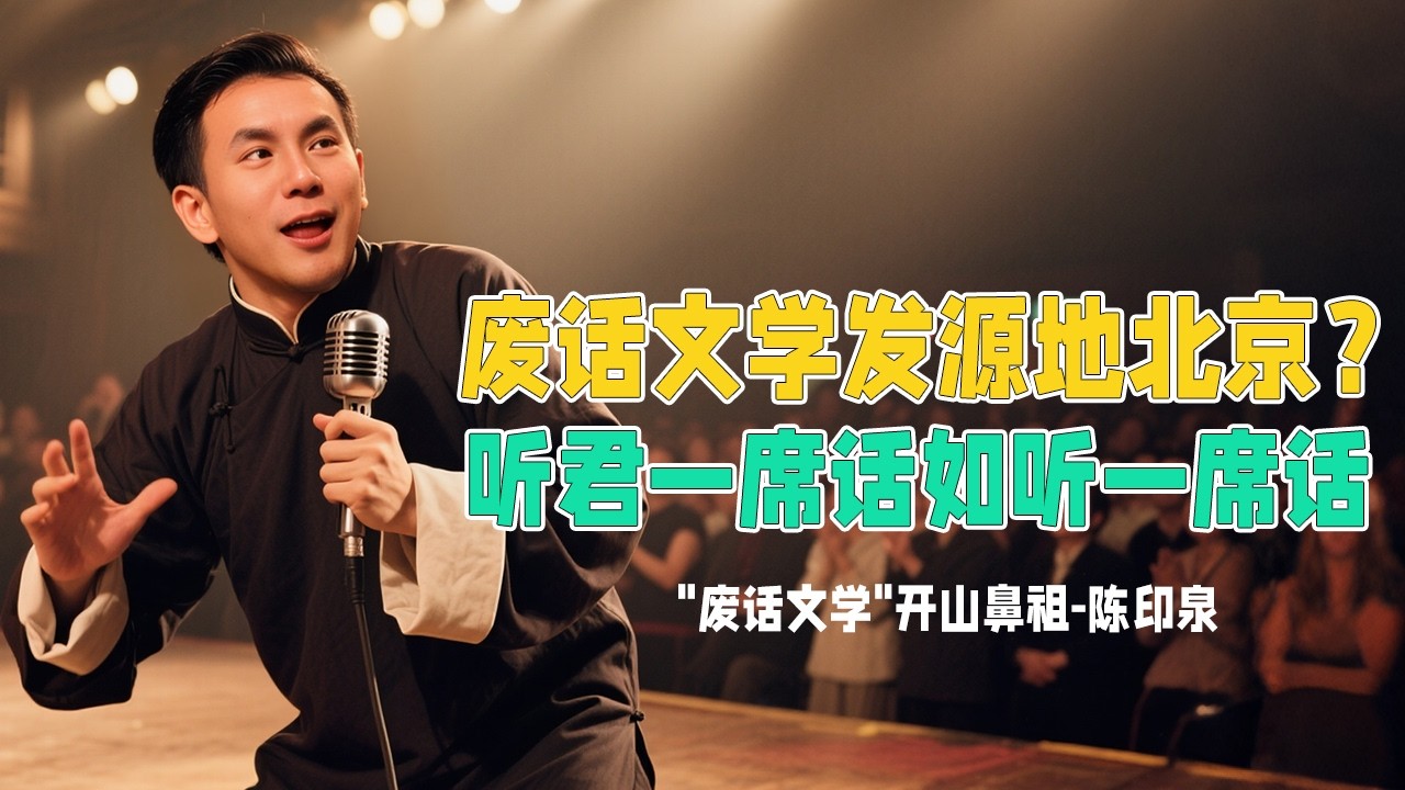 “听君一席话如听一席话”，废话文学鼻祖陈银泉脱口秀，超浓的京味段子太搞笑了，这废话文学的发源地就是在北京吧？#脱口秀 #搞笑段子 #funny