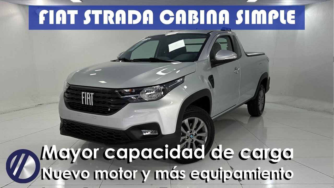 Nueva Fiat Strada cabina simple 2025 | Precio, equipamiento, motor y todas las características.