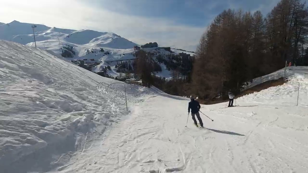 Piste Dou Du Praz   La Plagne/Paradiseski Plagne Centre area