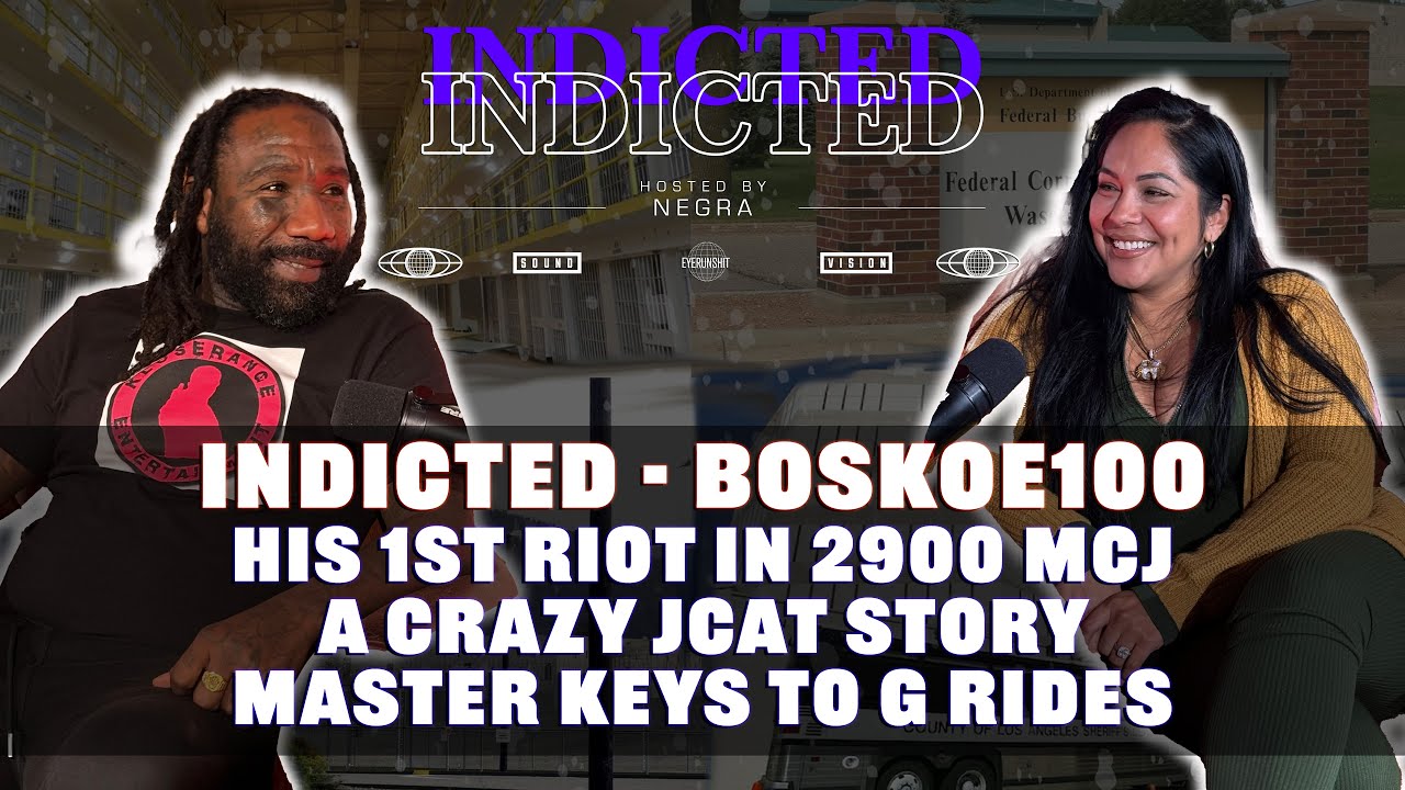 Indicted - Bosko100 - His 1st riot in 2900 MCJ, Crazy JCat Story, Master Keys to G Rides + more