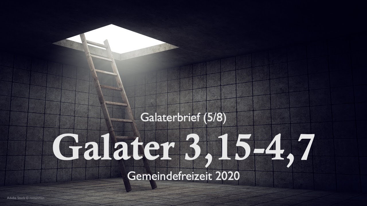 Predigtreihe: Galaterbrief (5/8) - Der Sinn des Gesetzes