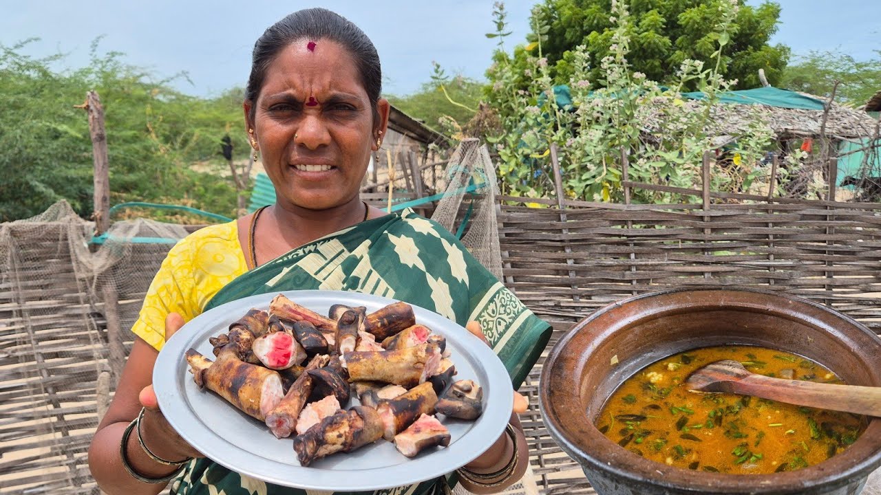 உடலுக்கு சத்தான ஆட்டுக்கால் சூப் | மதினி சமையல்