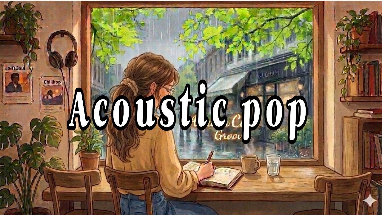 Warm Acoustic pop Playlist 🎧 부드러운 라떼 거품 닮은 통기타 선율  🌳 Acoustic Strums as Soft as Latte Foam.