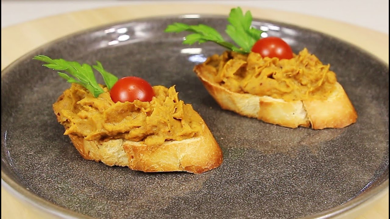 Быстрый ПОСТНЫЙ ЗАВТРАК! ПОСТНЫЙ ПАШТЕТ из Фасоли и Грибов! Вкусное и Сытное Постное Блюдо/Пост
