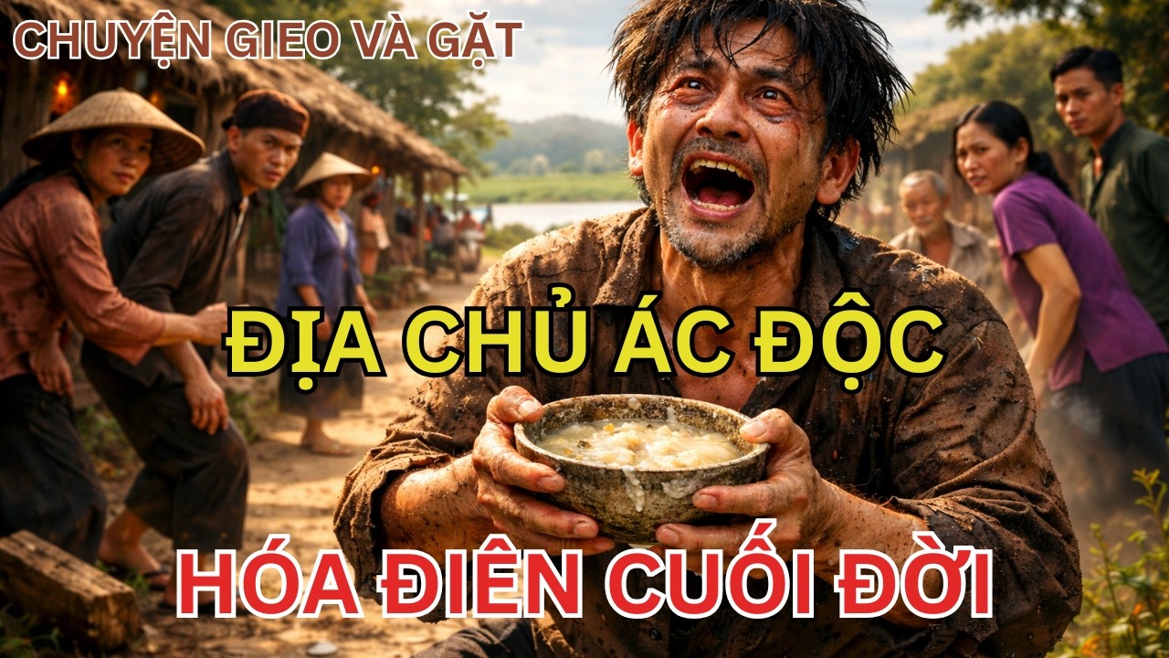Địa Chủ Ác Độc Quỳ Giữa Chợ Xin Một Bát Cháo Độc – Cái Giá Cai Nghiệt Phải Trả | Câu Chuyện Nhân Quả